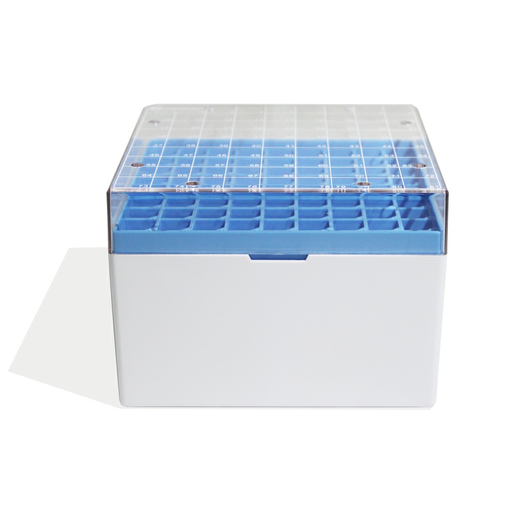 5ml塑料冻存盒PC淡蓝色(PC,透明）