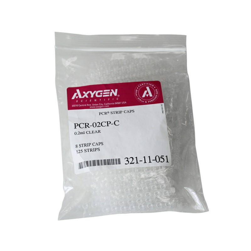 Axygen PCR-02CP-C 0.2ml八排鼓盖