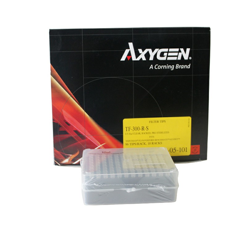 Axygen TF-300-R-S 10ul带滤芯无菌盒装短吸头