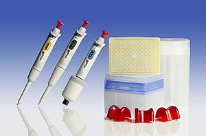 移液器套装, 3 variable VITLAB® micropipettes